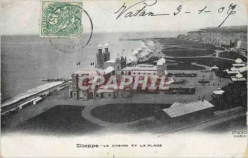 Cartes postales Dieppe le Casino et la Plage
