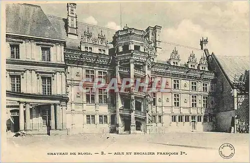 Ansichtskarte AK Chateau de Blois Aile et Escalier Francois Ier