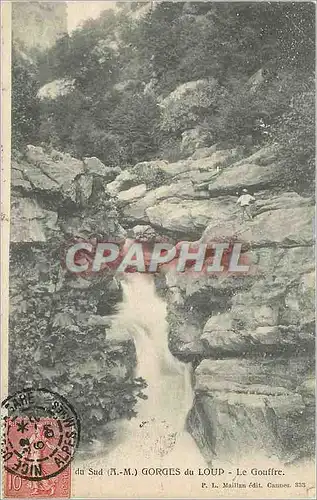 Ansichtskarte AK Gorges du Loup le Gouffre