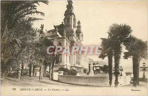 Cartes postales Monte Carlo le Casino