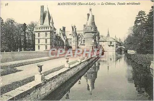 Cartes postales Maintenon (Eure et Loir) le Chateau Facade Meridionale
