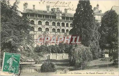 Ansichtskarte AK Blois le Chateau la Facade Francois Ier