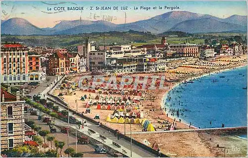 Cartes postales La Cote Basque St Jean de Luz la Plage et la Pergola