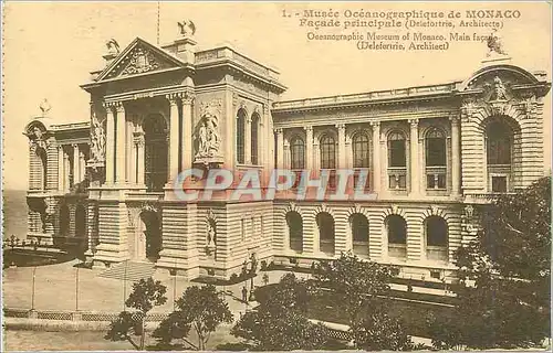 Cartes postales Musee Oceanographique de Monaco