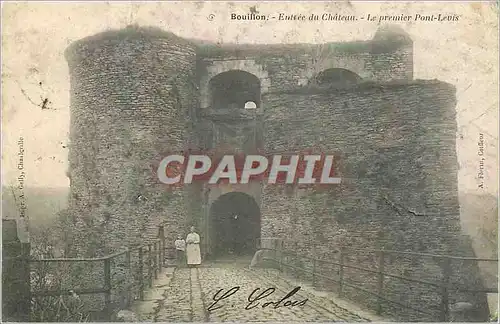 Cartes postales Bouillon Entree du Chateau