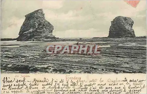 Cartes postales Hendaye les Jumeaux (carte 1900)