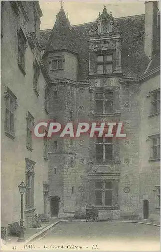 Cartes postales Pau la Cour du Chateau