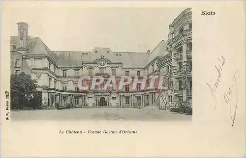 Cartes postales Le Chateau Facade Gaston d'Orleans (carte 1900)