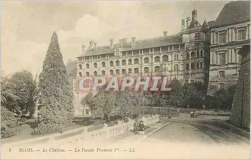 Cartes postales Blois le Chateau la Facade Fracois 1er