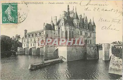 Cartes postales Chateau de Chenonceaux Facade Orientale
