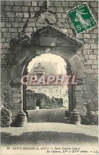 Cartes postales Saint Aignan (L et C) Porte d'Entree