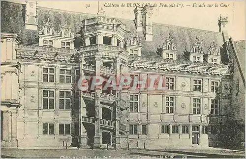 Ansichtskarte AK Chateau de Blois (Aile de Francois Ier)