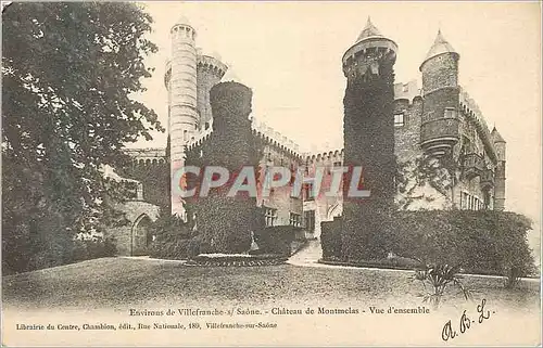 Cartes postales Environs de Villefranche sur Saone Chateau de Montmelas