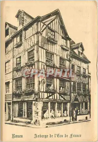 Cartes postales Rouen Auberge de l'Ecu de France Place du Vieux Marche