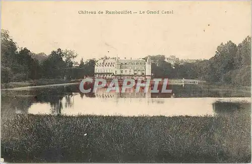 Ansichtskarte AK Chateau de Rambouillet le Grand Canal