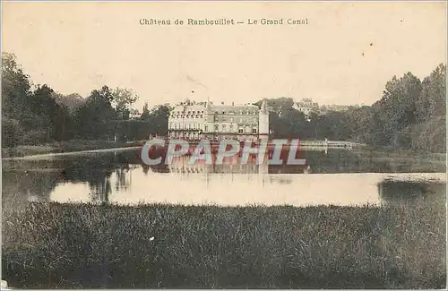 Cartes postales Chateau de Rambouillet le Grand Canal
