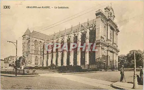 Cartes postales Chalons sur Marne la Cathedrale