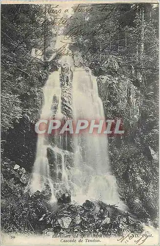 Cartes postales Environs de Gerardmer Cascade de Tendon