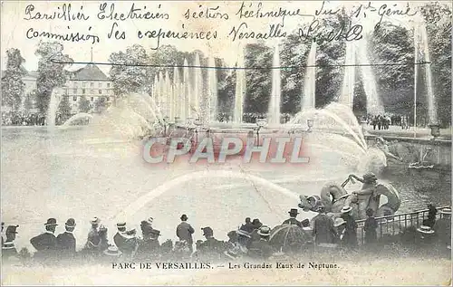 Ansichtskarte AK Parc de Versailles les Grandes Eaux de Neptune