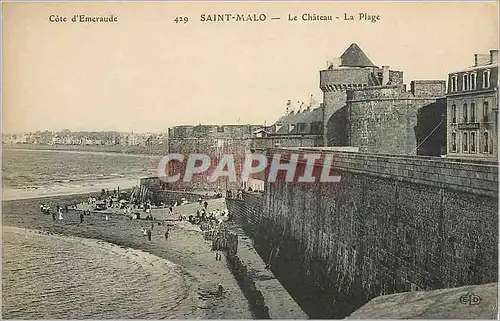 Cartes postales Saint Malo le Chateau la Plage