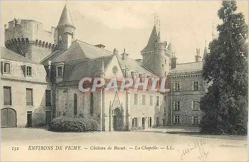 Cartes postales Environs de Vichy Chateau de Busset La Chapelle