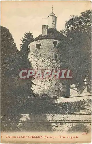 Cartes postales Chateau de Chastellux (Yonne) Tour de Garde