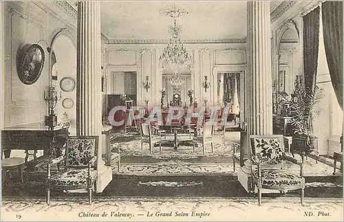Ansichtskarte AK Chateau de Valencay Le Grand Salon Empire
