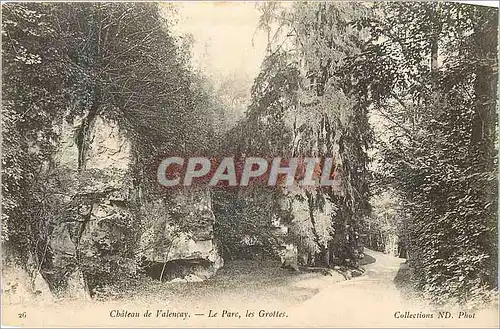 Cartes postales Chateau de Valencay Le Parc Les Grottes