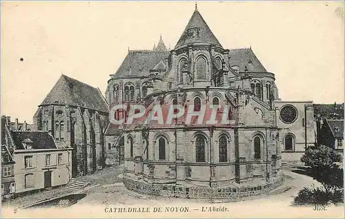 Cartes postales Cathedrale de Noyon l'Abside