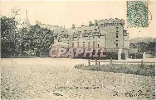 Cartes postales Entree du Chateau de Rambouillet