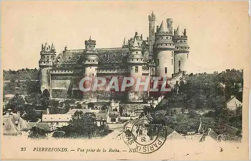 Cartes postales Pierrefonds Vue Prise de la Roche
