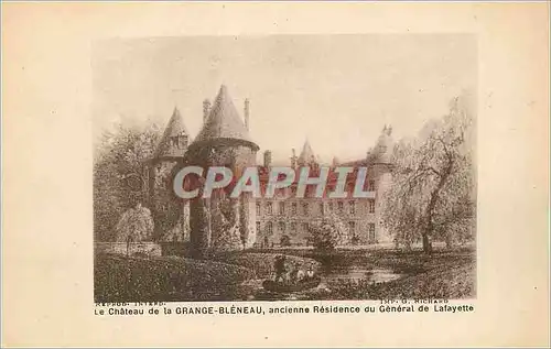 Ansichtskarte AK Le Chateau de la Grange Bleneau Ancienne Residence du General de Lafayette