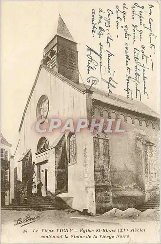 Ansichtskarte AK Le Vieux Vichy Eglise St Blaise (XVe siecle)