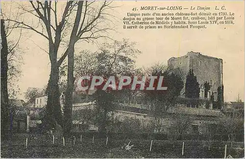 Cartes postales Moret sur Loing le Donjon