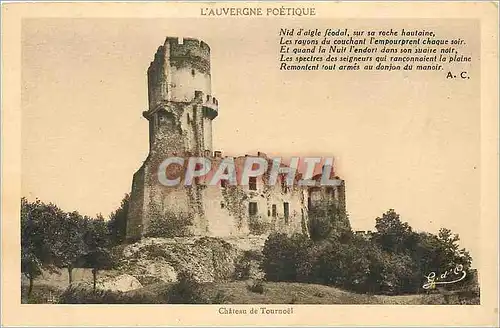 Cartes postales Chateau de Tournoel l'Auvergne Poetique