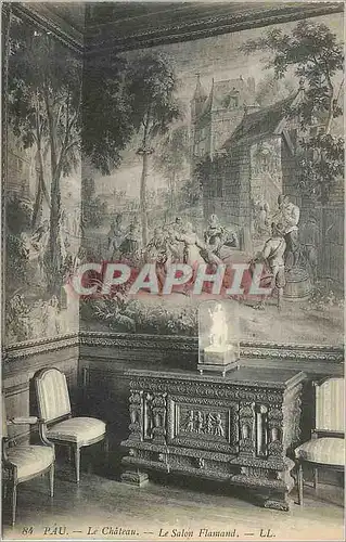 Cartes postales Pau le Chateau le Salon Flamand