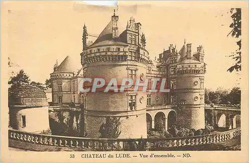 Cartes postales Chateau du Lude Vue d'Ensemble