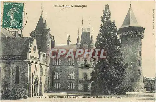 Cartes postales Environs de Vichy Chateau Bourbon Bussee