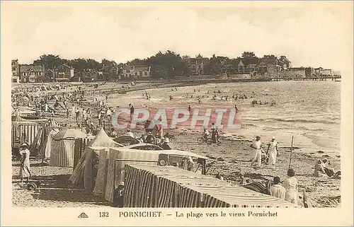 Ansichtskarte AK Pornichet la Plage vers le Vieux Pornichet