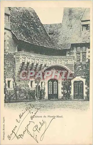 Ansichtskarte AK Chateau du PLessis Mace (carte 1900)