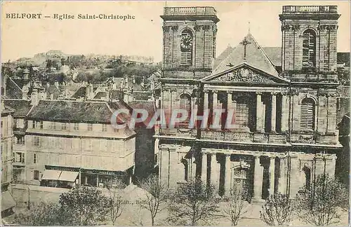 Cartes postales Belfort Eglise Saint Christophe