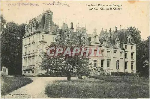 Ansichtskarte AK Laval Chateau de Change les Beaux Chateaux de Bretagne