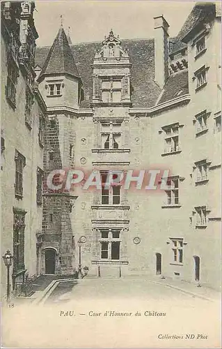 Cartes postales Pau Cour d'Honneur du Chateau