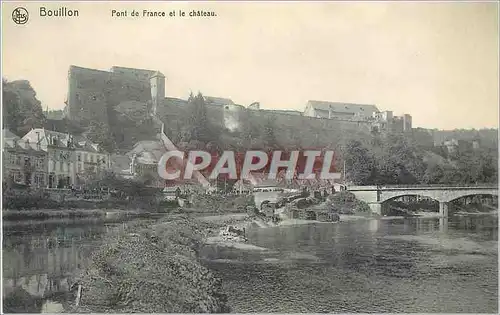 Ansichtskarte AK Bouillon Pont de France et le Chateau