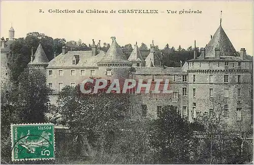 Ansichtskarte AK Collection du Chateau de Chastellux Vue Generale