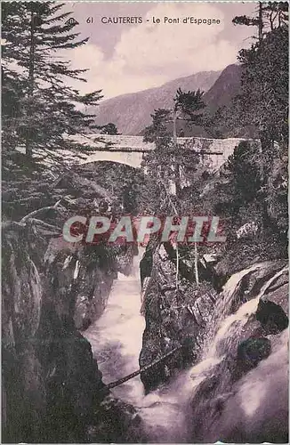 Cartes postales Cauterets le Pont d'Espagne