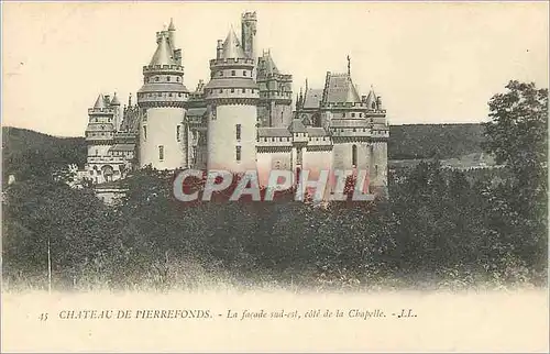Cartes postales Chateau de Pierrefonds la Facade Sud Est