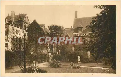 Cartes postales Rouen la Ville Musee la Cour d'Albane et le Square les Petits Tableaux de Normandie
