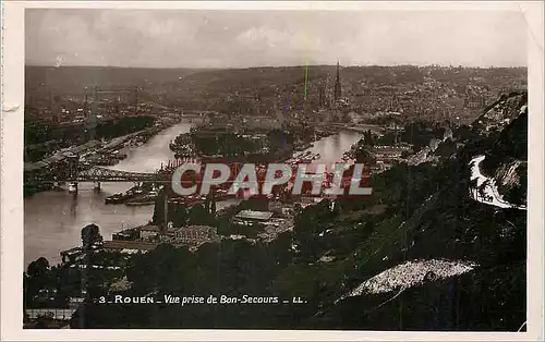 Cartes postales moderne Rouen Vue Prise de Bon Secours