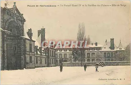 Cartes postales Palais de Fontainebleau le Portail Henri IV